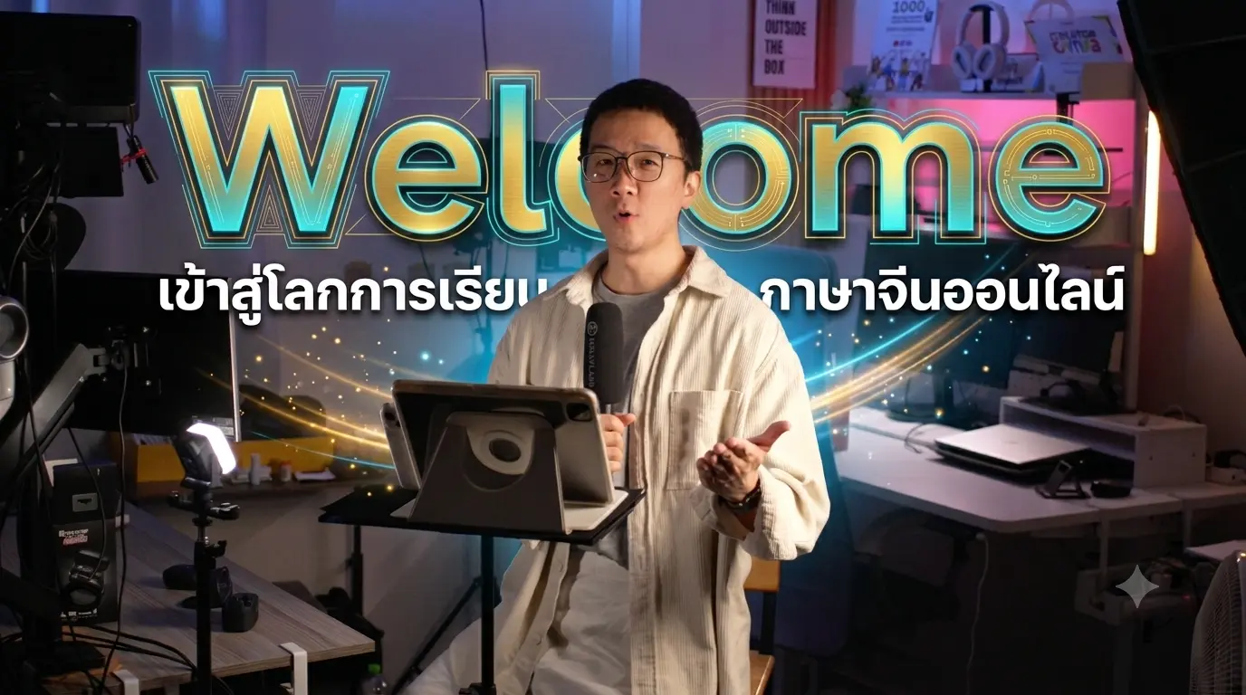 [Welcome] ต้อนรับสู่โลก การเรียนภาษาจีน Online